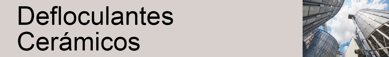 Defloculantes Químicos Defloculantes Químicos